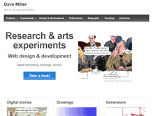 Tablet Screenshot of davemiller.org